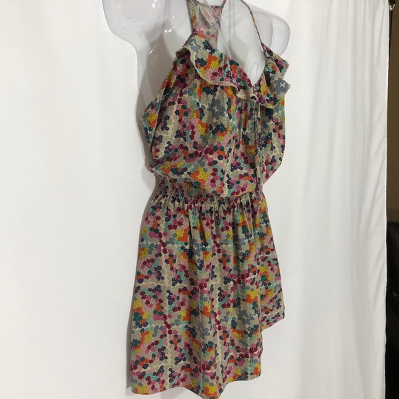 PARKER 100% silk abstract floral pattern size xs - Picture 2 of 9